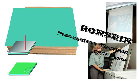 Negative Processless Thermal CTP Plate